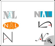 Nal- web logo design