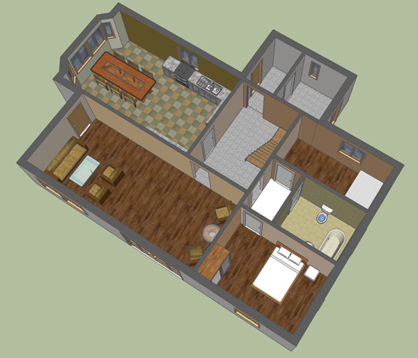 floor plan sketchup