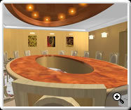 3D Interior Design- Meeting Hall
